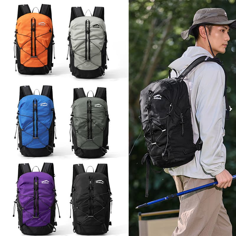 W Wilderness Explorer Novo Estilo Mochila com Cordão Grande Capacidade Mochila Esportiva Lazer Street Wear Bolsa de Mont