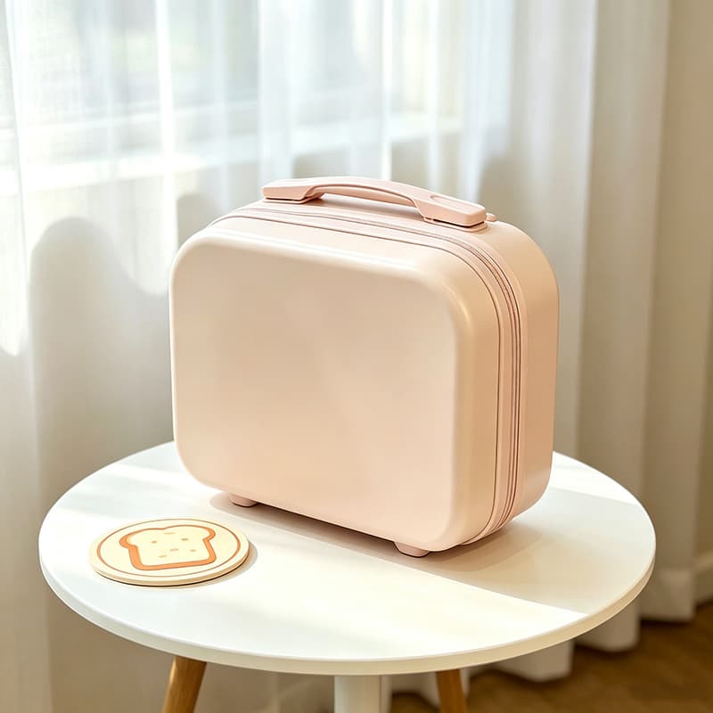 Bagagem de mão maquiagem pequena bolsa de bagagem 47cm bonito portátil Mini caixa de armazenamento de lavagem feminino i