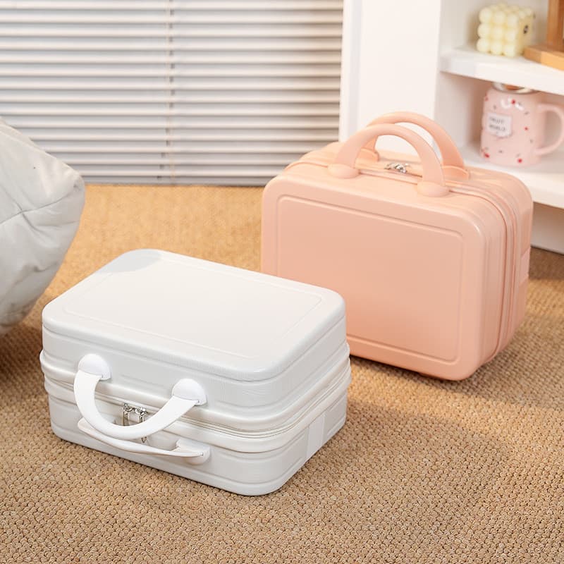 Bagagem de mão maquiagem pequena bolsa de bagagem 47cm dos desenhos animados bonito portátil Mini caixa de armazenamento