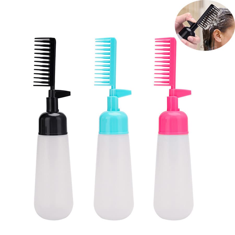 Novo Frasco De 150ml Com Pente Aplicador Para Tingir O Cabelo F4149