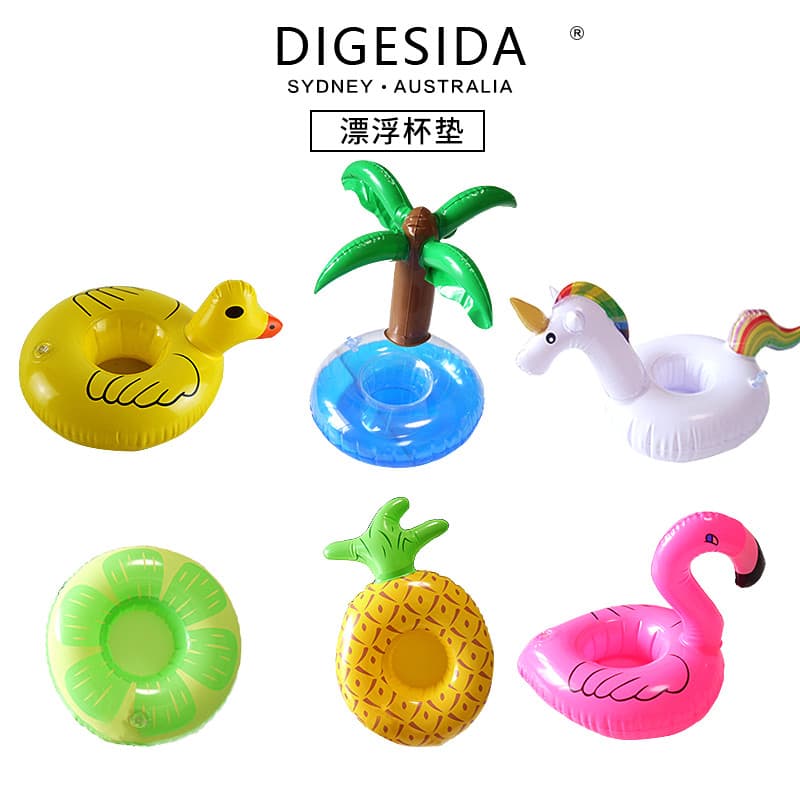 Flamingo inflável copo flutuante tola cerveja bebida copo titular do telefone móvel assento inflável piscina jogando bri