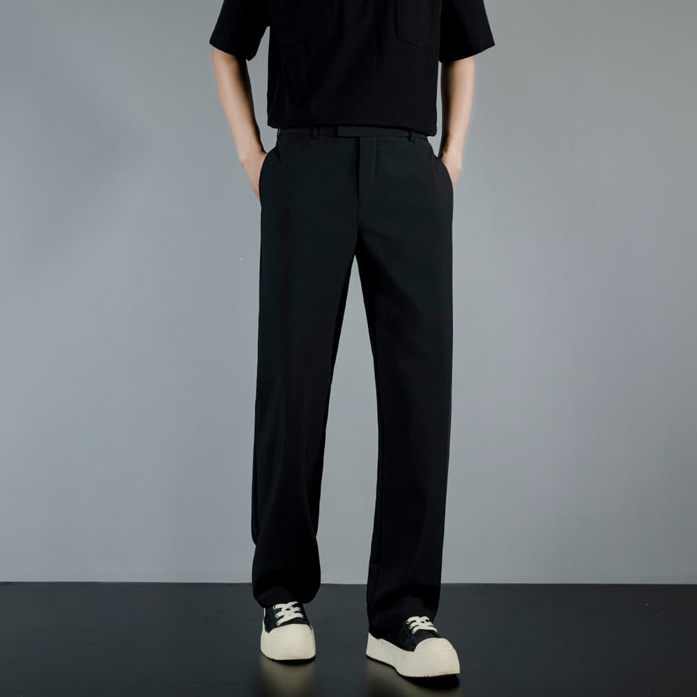 Calças casuais masculinas outono calças masculinas 2025 novo estilo Jeans masculino em linha reta primavera outono calça