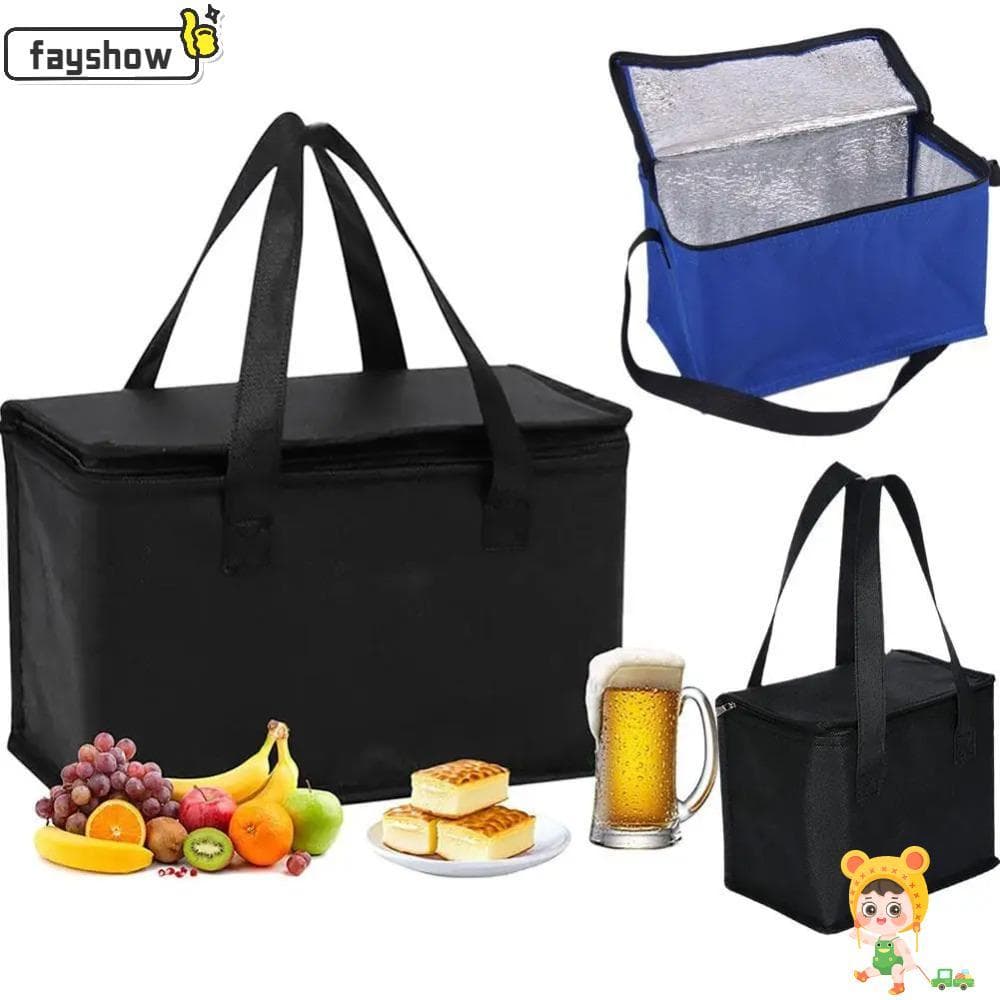 Sacos Isolados FAYSHOW , Grande Saco Térmico Quente E Frio , De Almoço Com Caixa Térmica Para Acampamento/Bebida