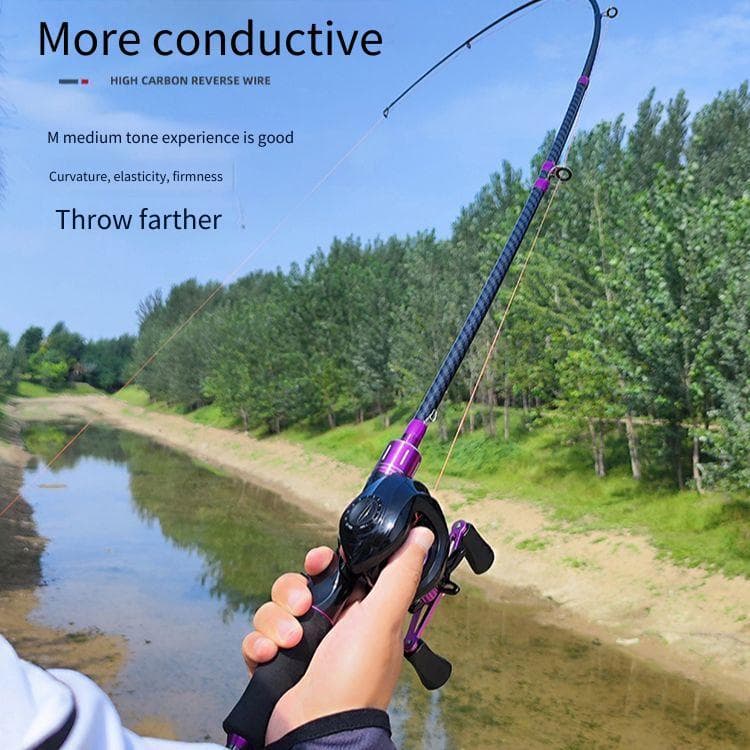Vara de pesca Vara de isca Universal M Dureza Médio Design de ajuste rápido Ultraleve Vara de isca profissional Vara de