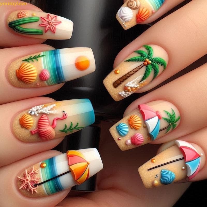 youmylove Conjunto 24 Peças Balé Médio Design Concha Tropical Para E Meninas