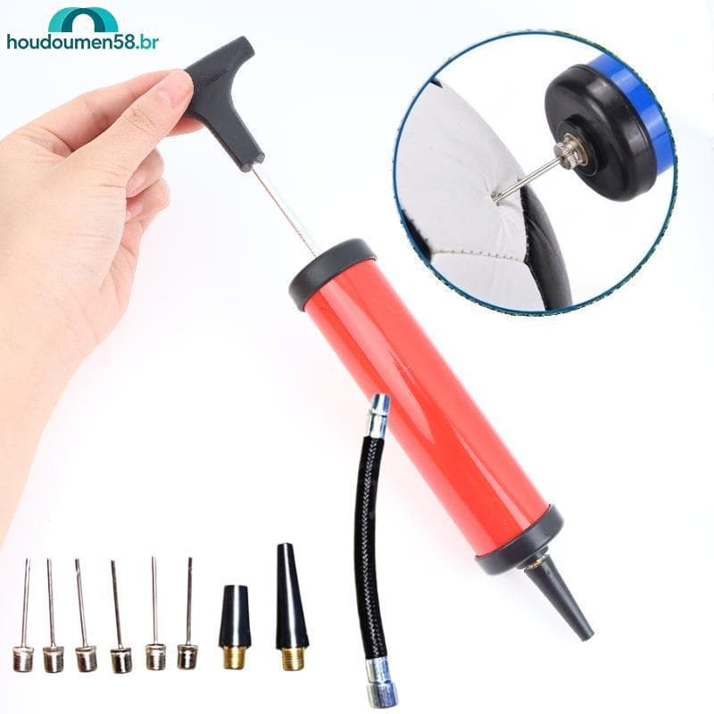 HOUDO 5/10Pcs Bomba De Bola Portátil Universal Com Bico De Agulha Inflador Multifuncional Para Bolas De Basquete De Vôle
