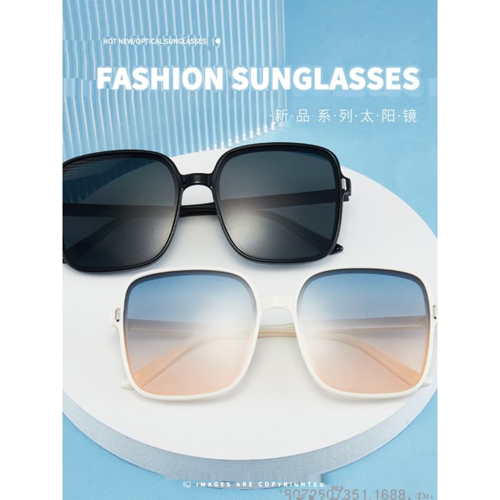 óculos feminino de sol oculos de sol óculos de sol quadrado feminino óculos de sol feminino com proteção uv Bege prego q