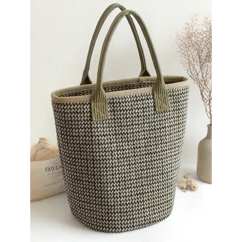 bolsa transversal feminino bolsa feminina Bolsa de tecido literário bolsa novo estilo balde bolsa de trabalho bolsa de p