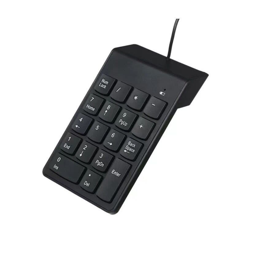 Mini Teclado Numérico Portátil Usb 18 Teclas Pc E Notebook