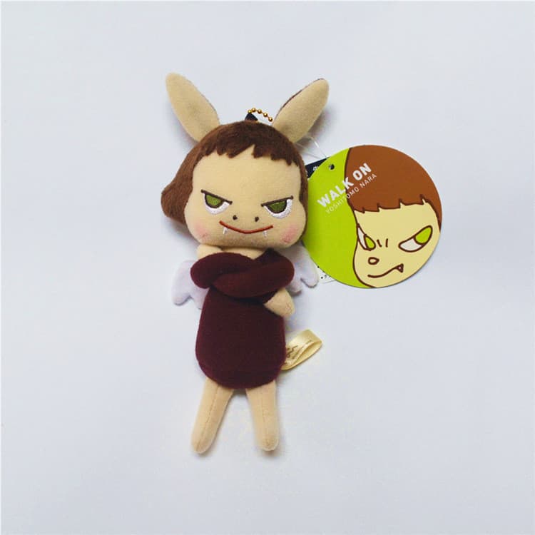 Chaveiro de Pelúcia Nara Ghost Chef com Asas de Anjo e Demônio, Decoração de Mesa ANZG 2OYP