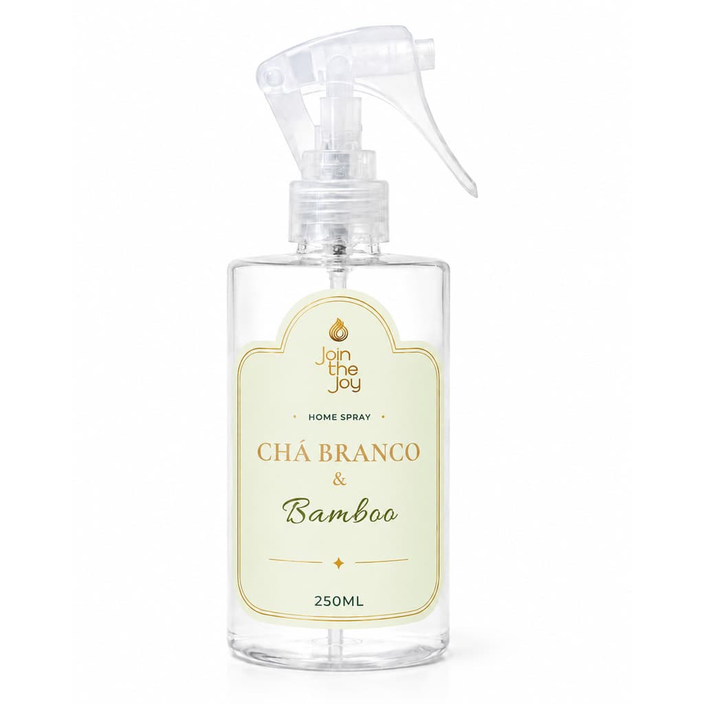 Home Spray Chá Branco e Bambu 250ml Aromatizador de Ambiente Perfume para Casa