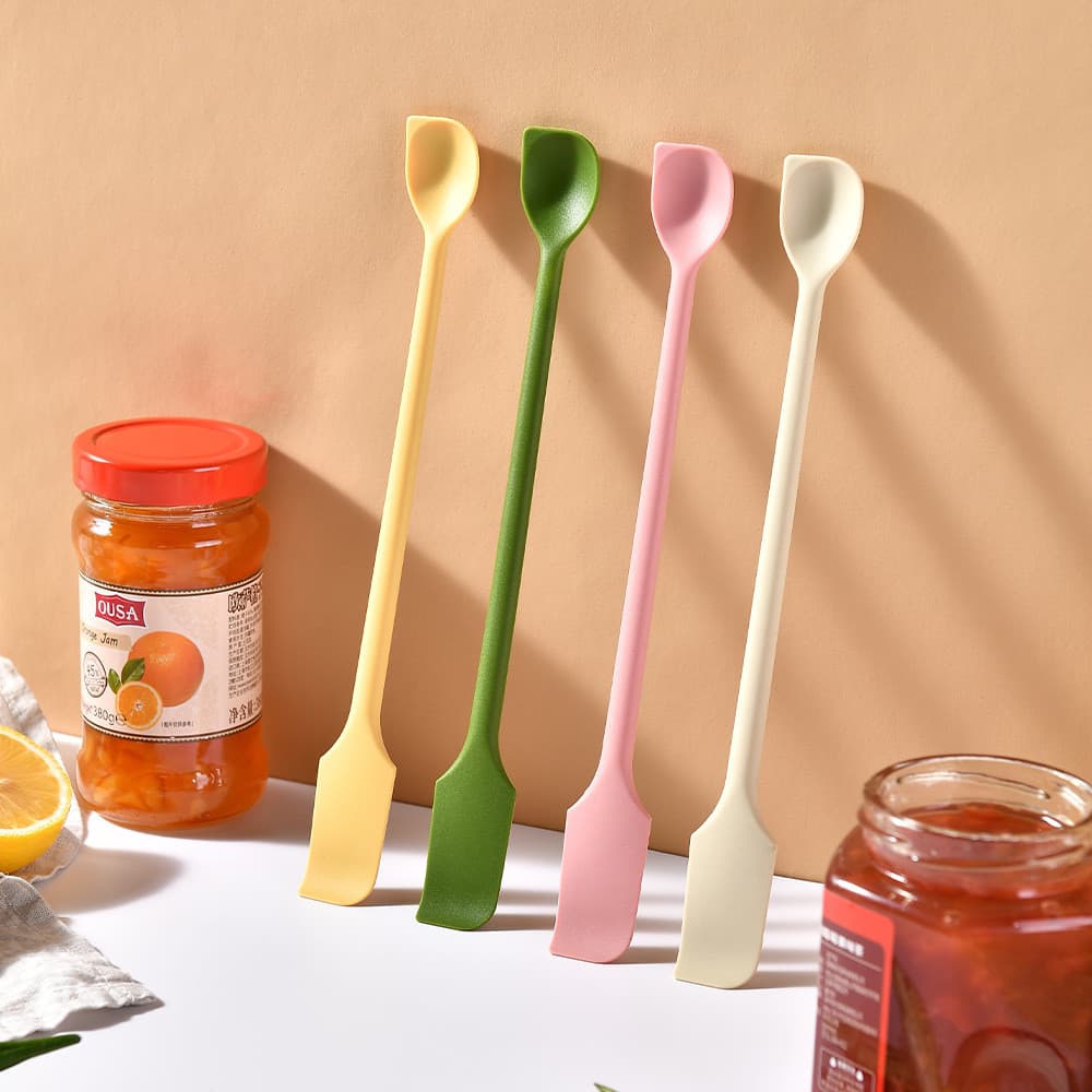 Cozinha silicone jam espátula tempero colher cozimento espátula de silicone bolo creme espátula pão geléia espátula