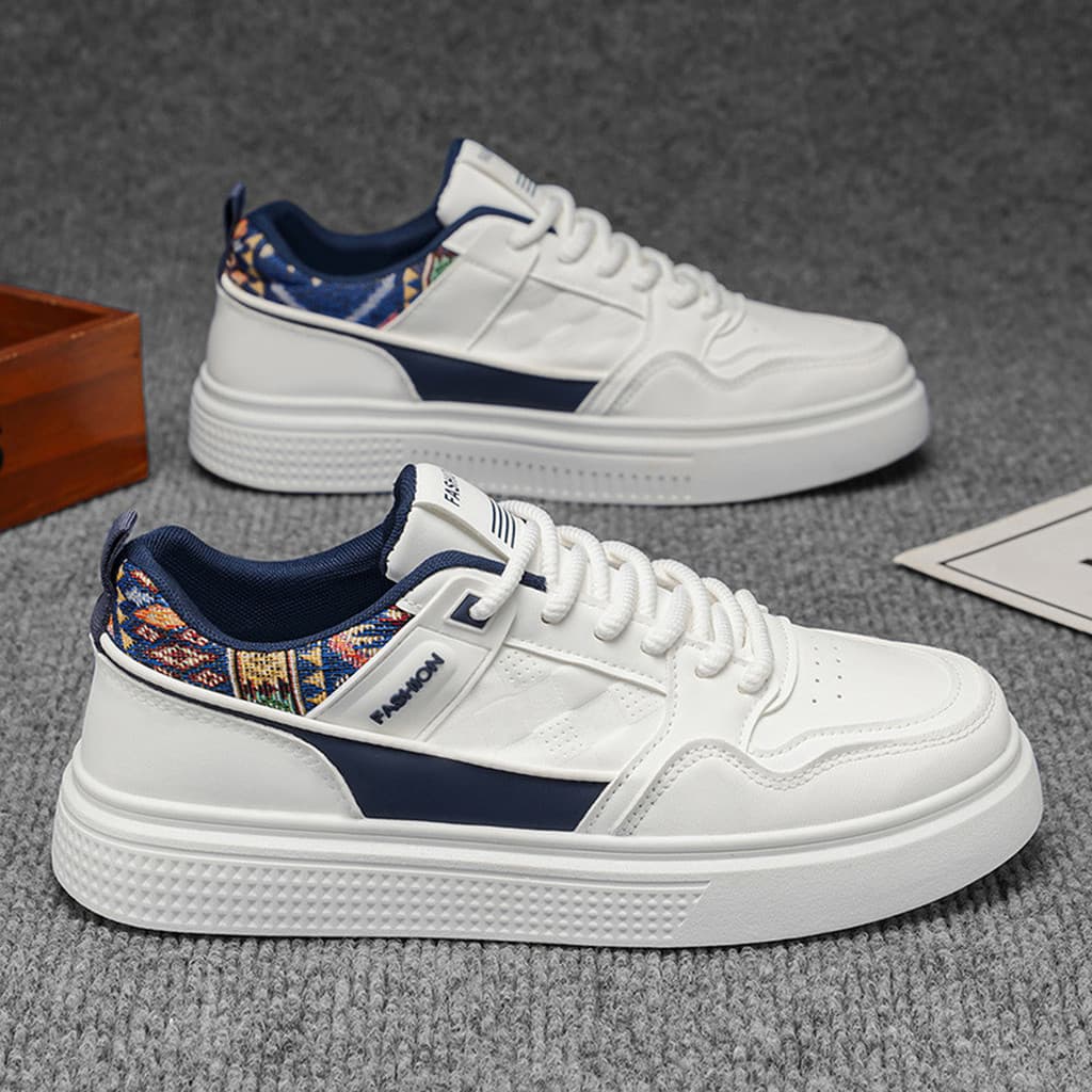 Sapatos masculinos primavera tênis de sola grossa masculino 2026 moda novo estilo na moda sapatos casuais masculinos de