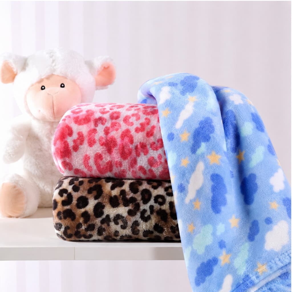 Manta Bebê Super Macia 80x100cm Microfibra Antialérgica Quentinha Infantil