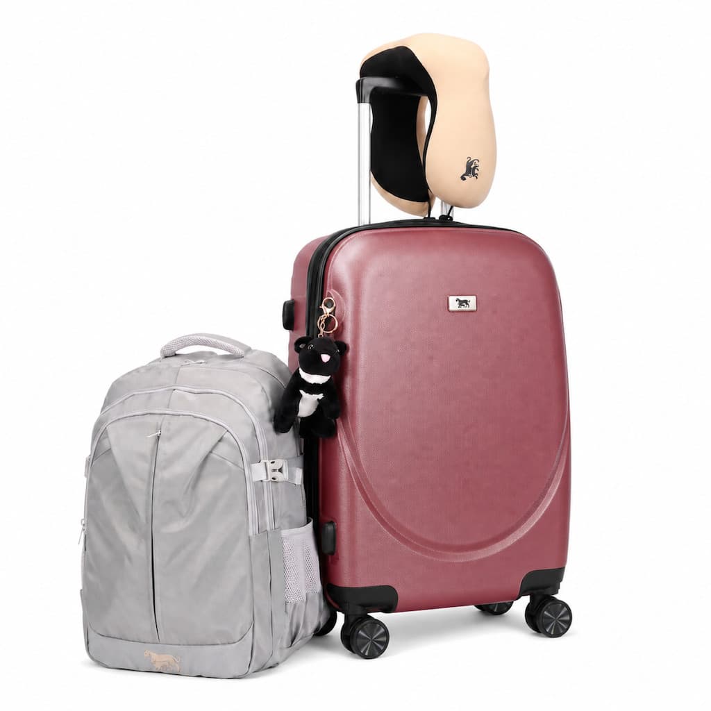 Mala De Viagem 10kg 20 Polegadas + Mochila Impermeável ABS M1-M6