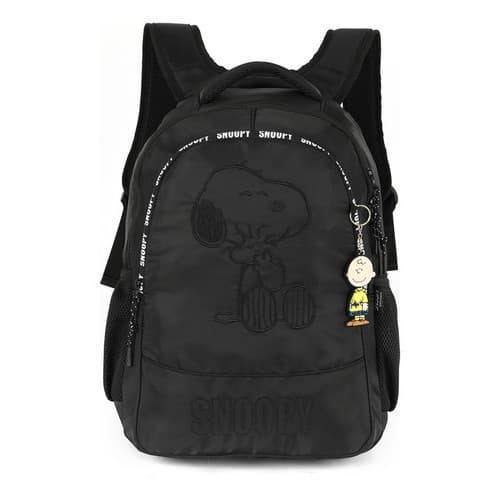 Mochila de Nylon Original Snoopy Youth com Chaveiro 3XCE