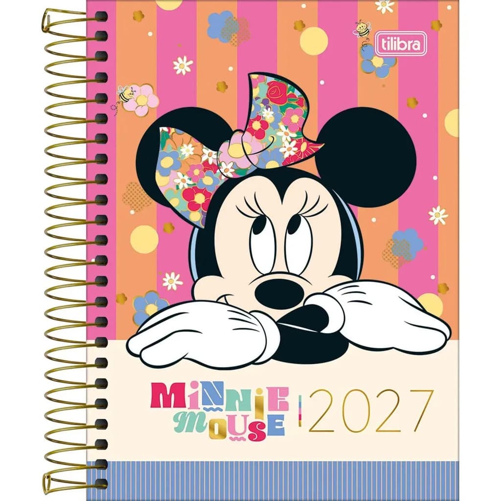 Agenda Espiral Minnie 2027 Tilibra