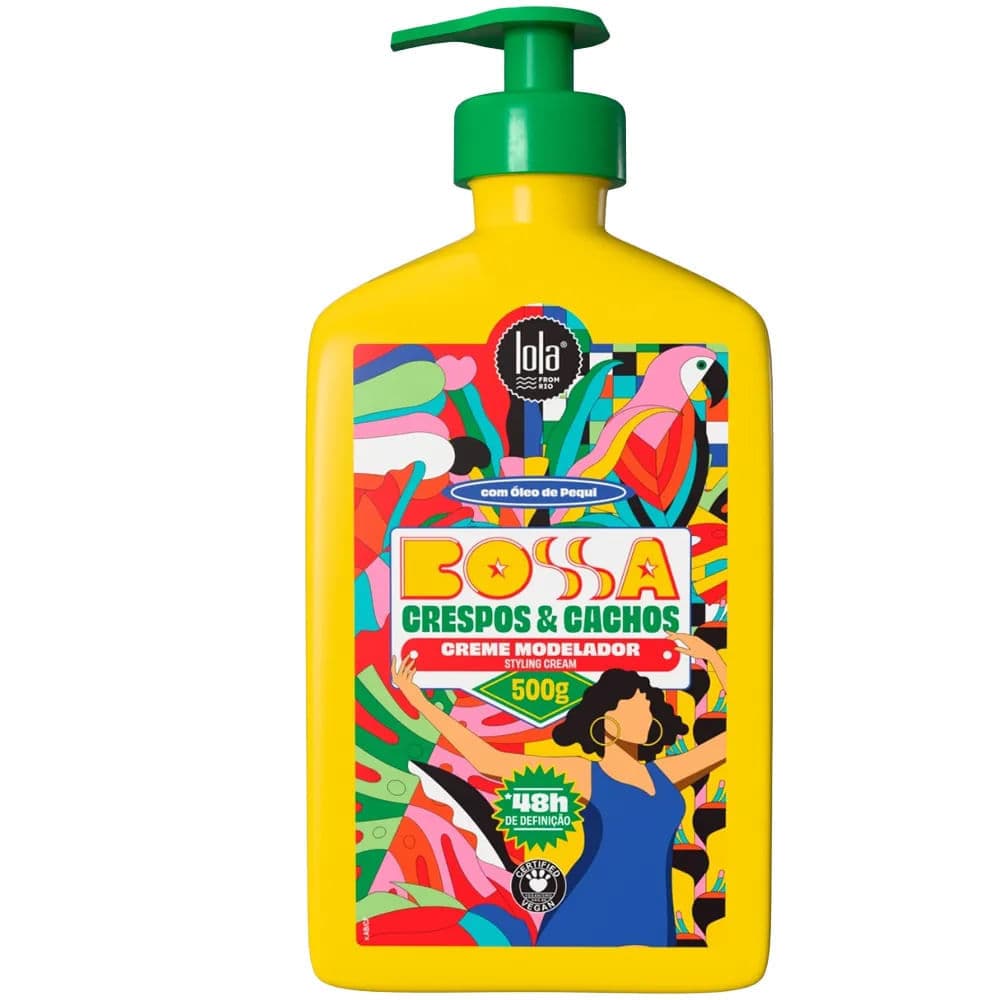 Creme Modelador Lola Cosmetics Bossa Crespos E Cachos 500g