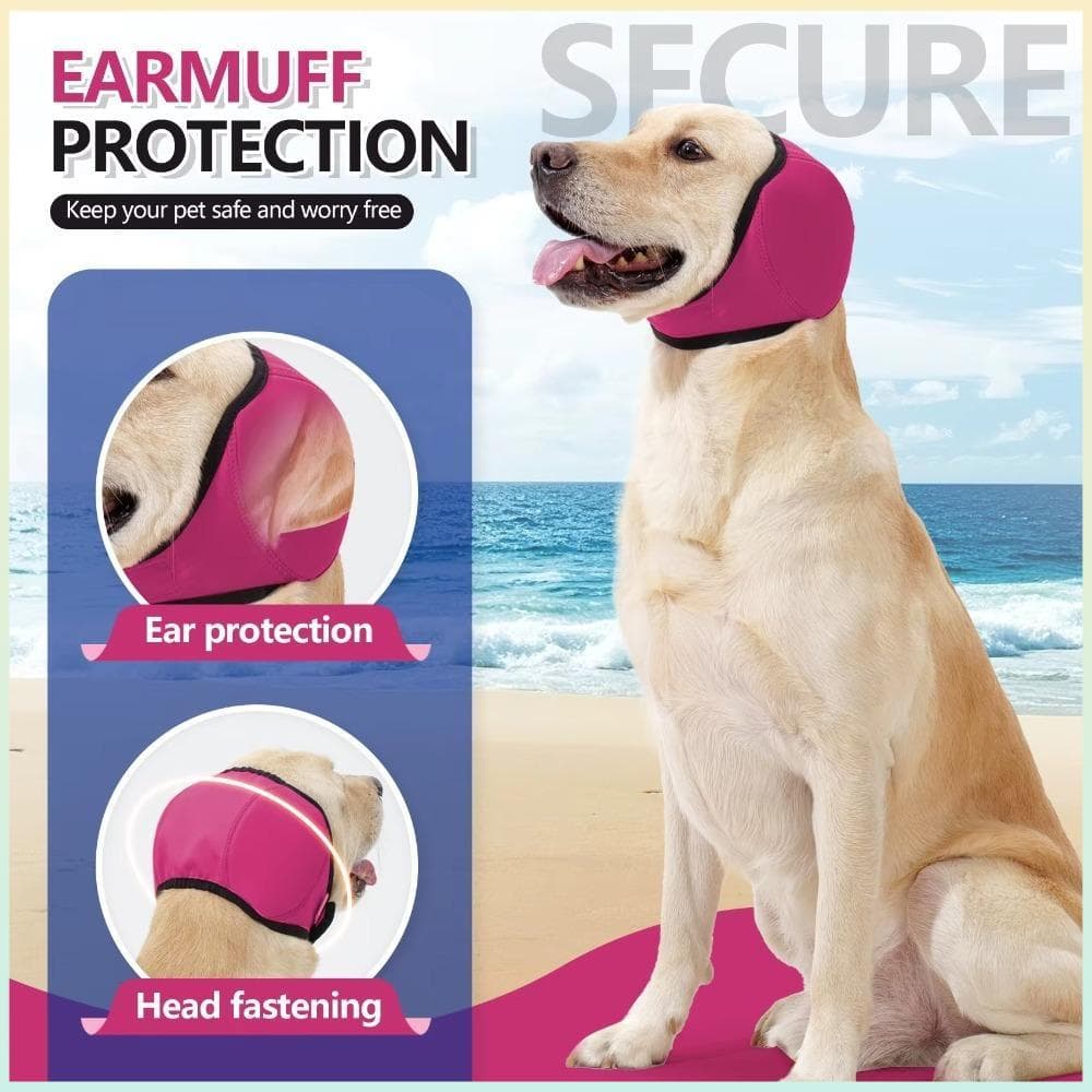Capa Calmante Para Cães , Proteção Auditiva Com Redução De Ruído , Protetor De Orelha À Prova D'água