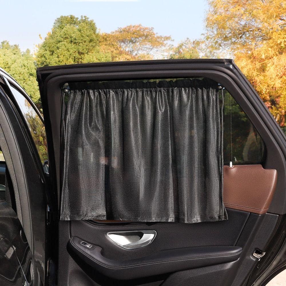 Cortina De Ventosa GODNESSFO , Para Crianças , Bebês , Proteção UV , Janela De Carro , Guarda-Sol Preto