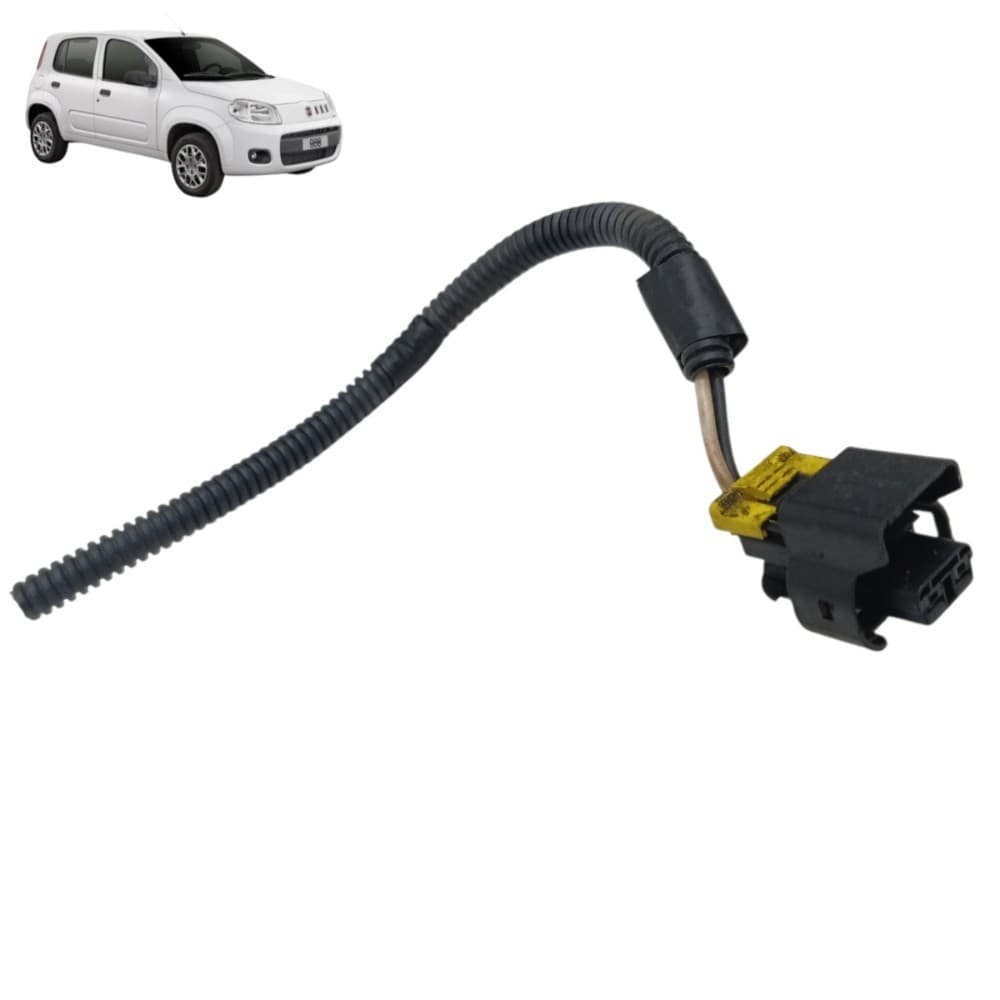 Plug conector ventoinha radiador fiat uno Vivace 1.0 2014 15
