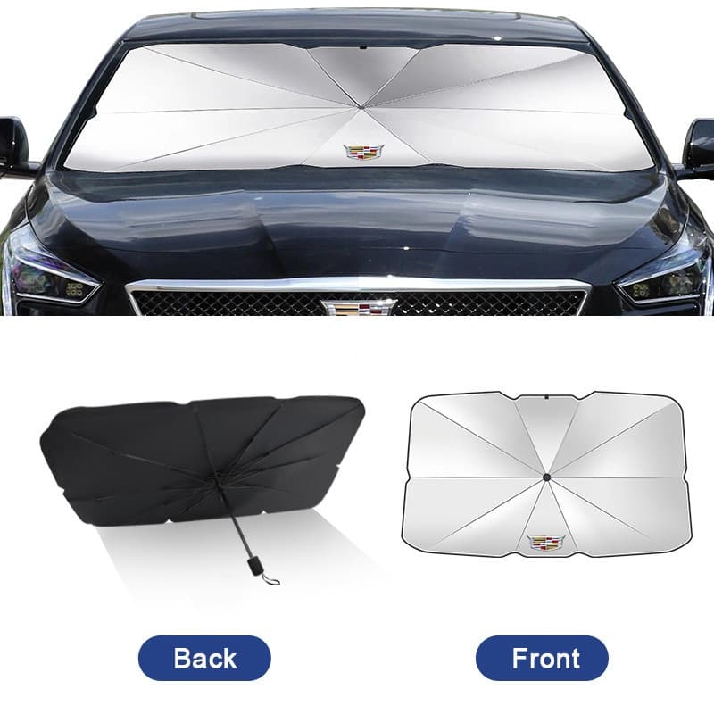 Guarda-sol para Para-brisa de Carro com Proteção UV para Cadillac Seville XT4 CT4 CT5 ATS SLR STS EXT CTS Escalade Coupe