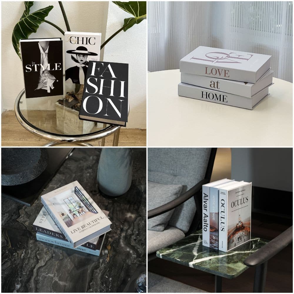 3 Pçs/Set Livros Falsos , De Simulação Decorativos De Papel De Decoração De Prateleira De Mesa , Adereços De Foto
