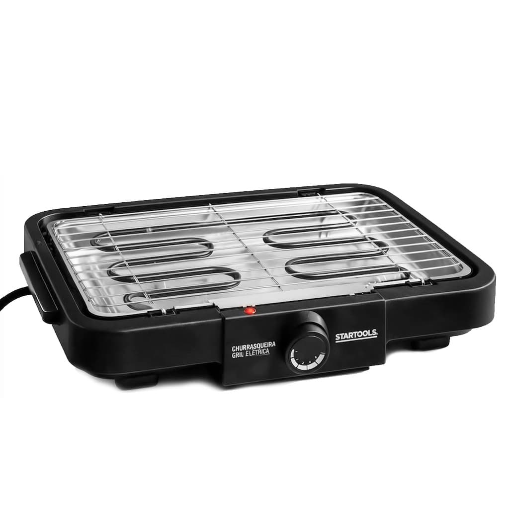 Churrasqueira Eletrica  Portátil 220v Grill Grelha Para Churrasco Economica Multiuso Não Faz Fumaça