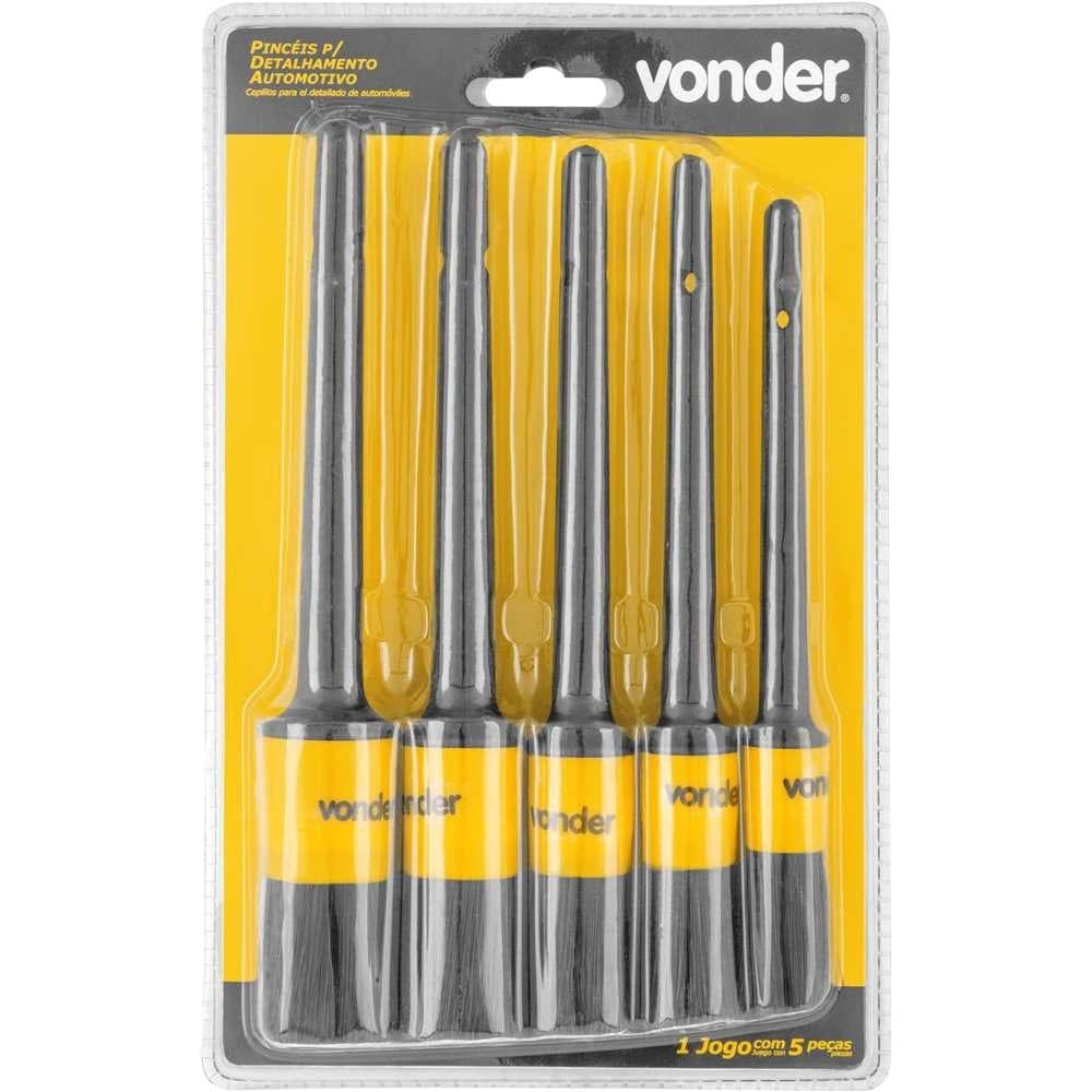 PINCEIS P/DETALHAMENTO AUTO JG C/5PC VONDER