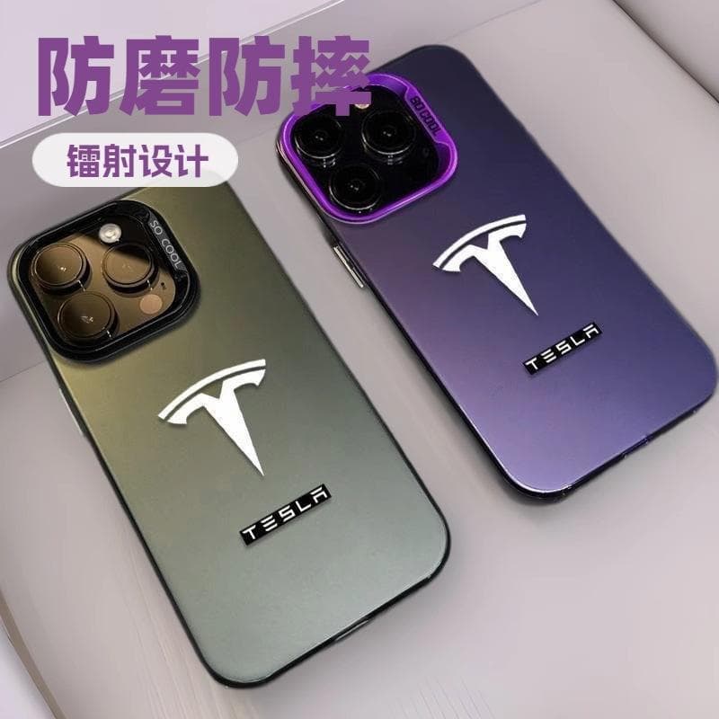 [Liquidação] Tesla Mark adequado para Apple 16promax Phone Case iPhone15plus Único 14 Criativo 13 Moda 12