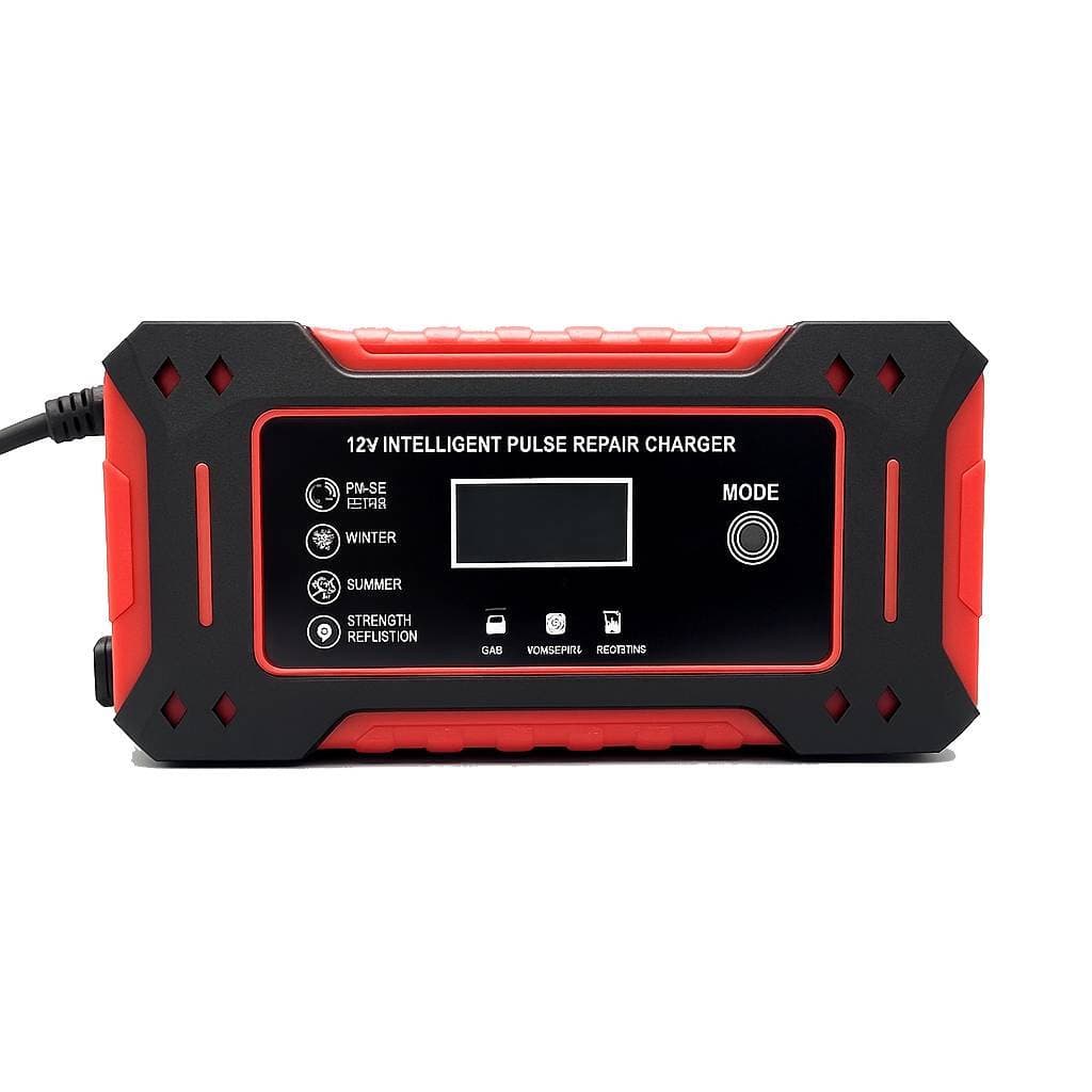 Carregador Bateria Automotivo Veículos Moto Inteligente 6a 12v Bivolt Portátil Digital Digital Carro Caminhão Nautica