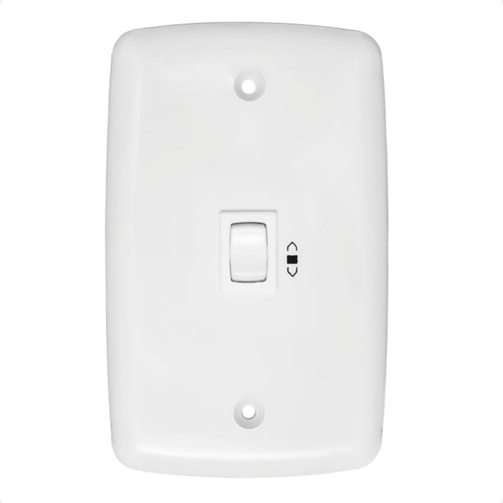 Espelho Chave Reversora Para Exaustor 4x2 Branca 110v/220v