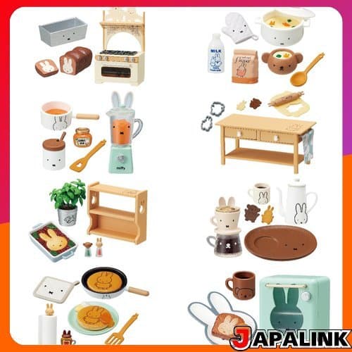 Re-Ment miffy Cozinha Natural 1 Caixa Aprox . A115 x L70 x P50 mm Feito de PVC e ABS Direto Do Japão