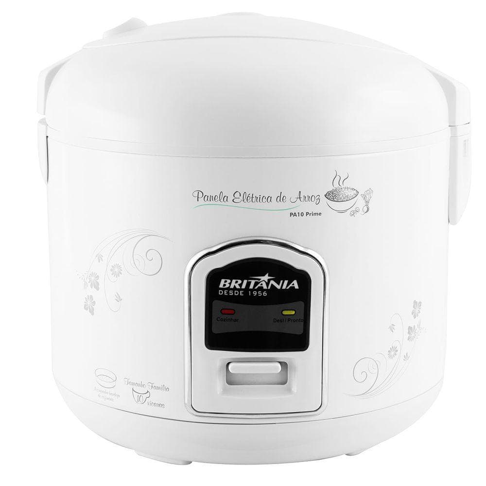 Panela De Arroz Elétrica Britânia 10 Xícaras 4L PA10 Prime 220V