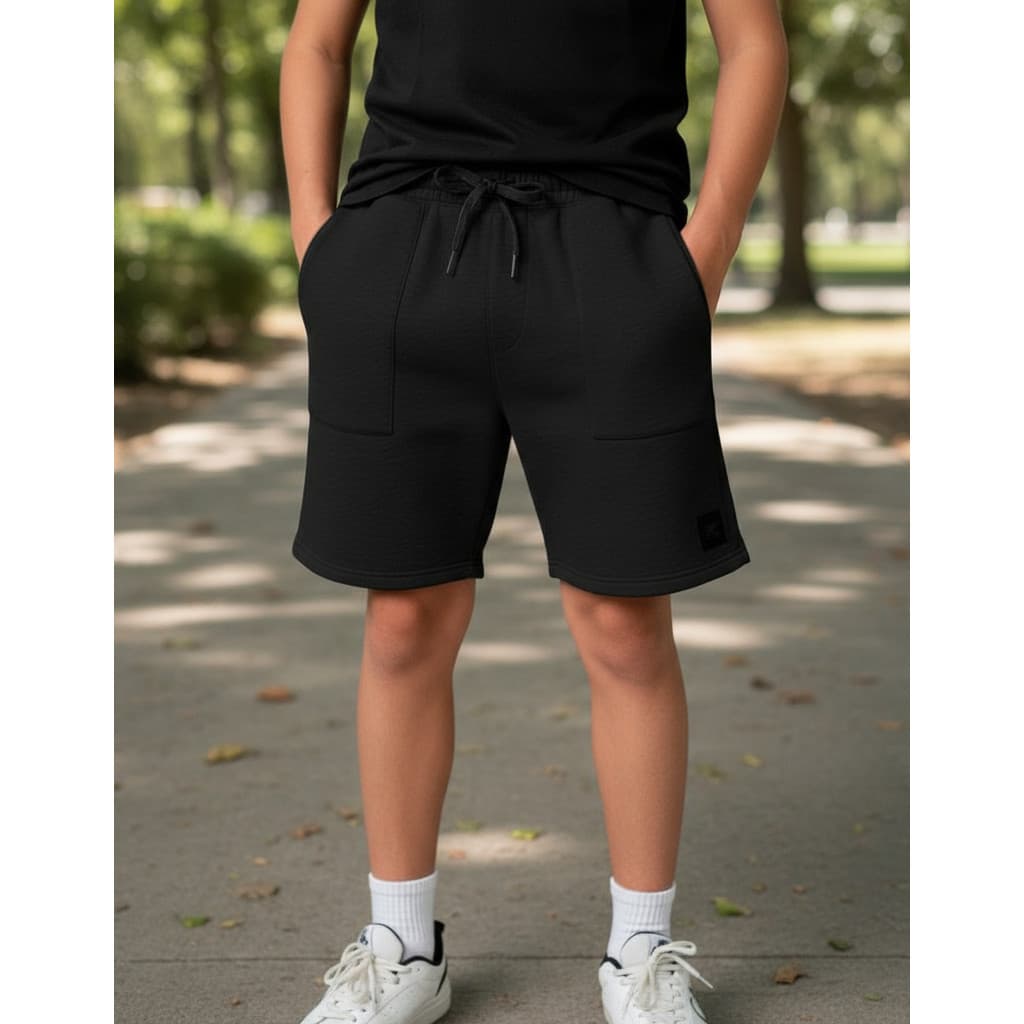 Bermuda Moletom Juvenil Masculino Reforçada Estilosa 644