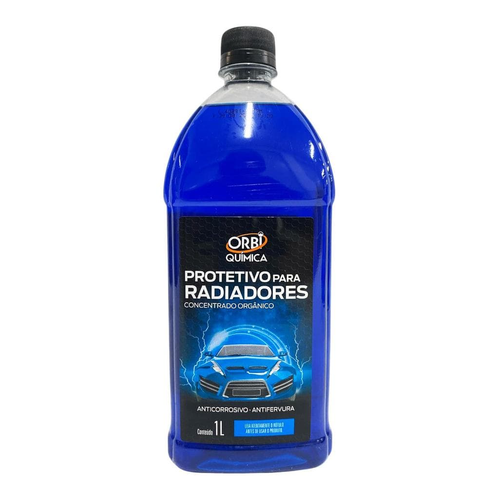 Aditivo Protetivo Radiador Concentrado Orbi Química Azul 1L