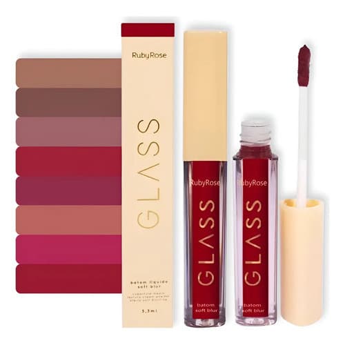 BATOM LIQUIDO SOFT BLUR BG05 GLASS HB5795 RUBYROSE
