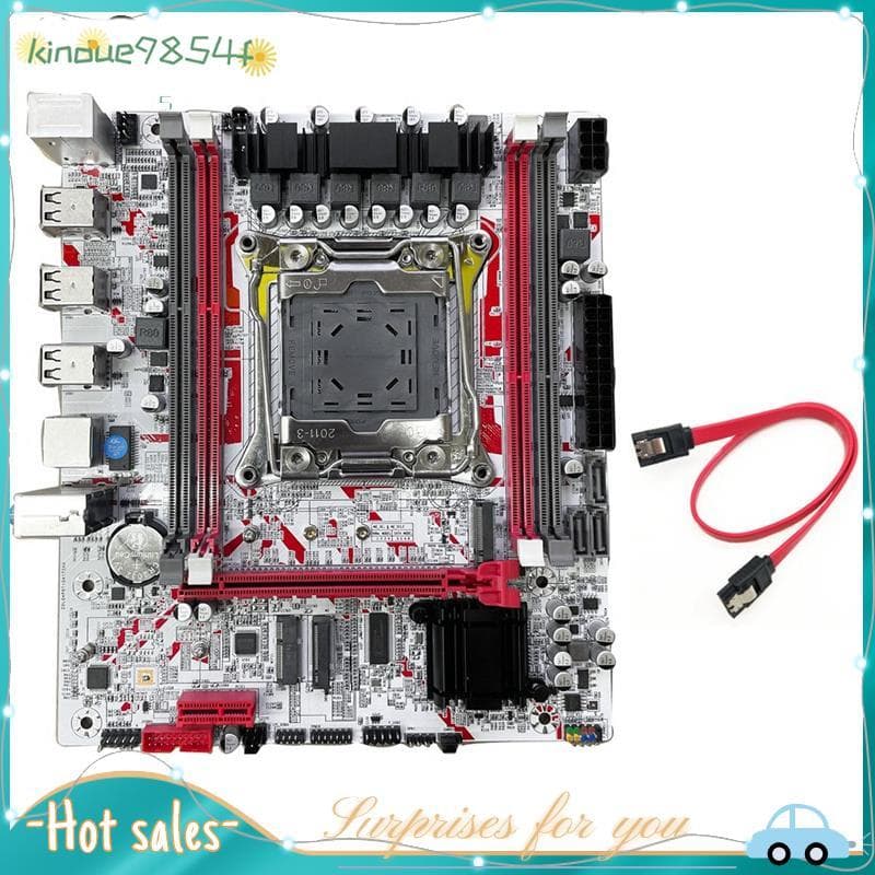 X99G757 X99 Placa-Mãe Desktop De Jogos LGA 2011-3 DDR3 HM55 Chip Chipset E5 2666/2673/2676/2678/2696 V3 CPU Suporte