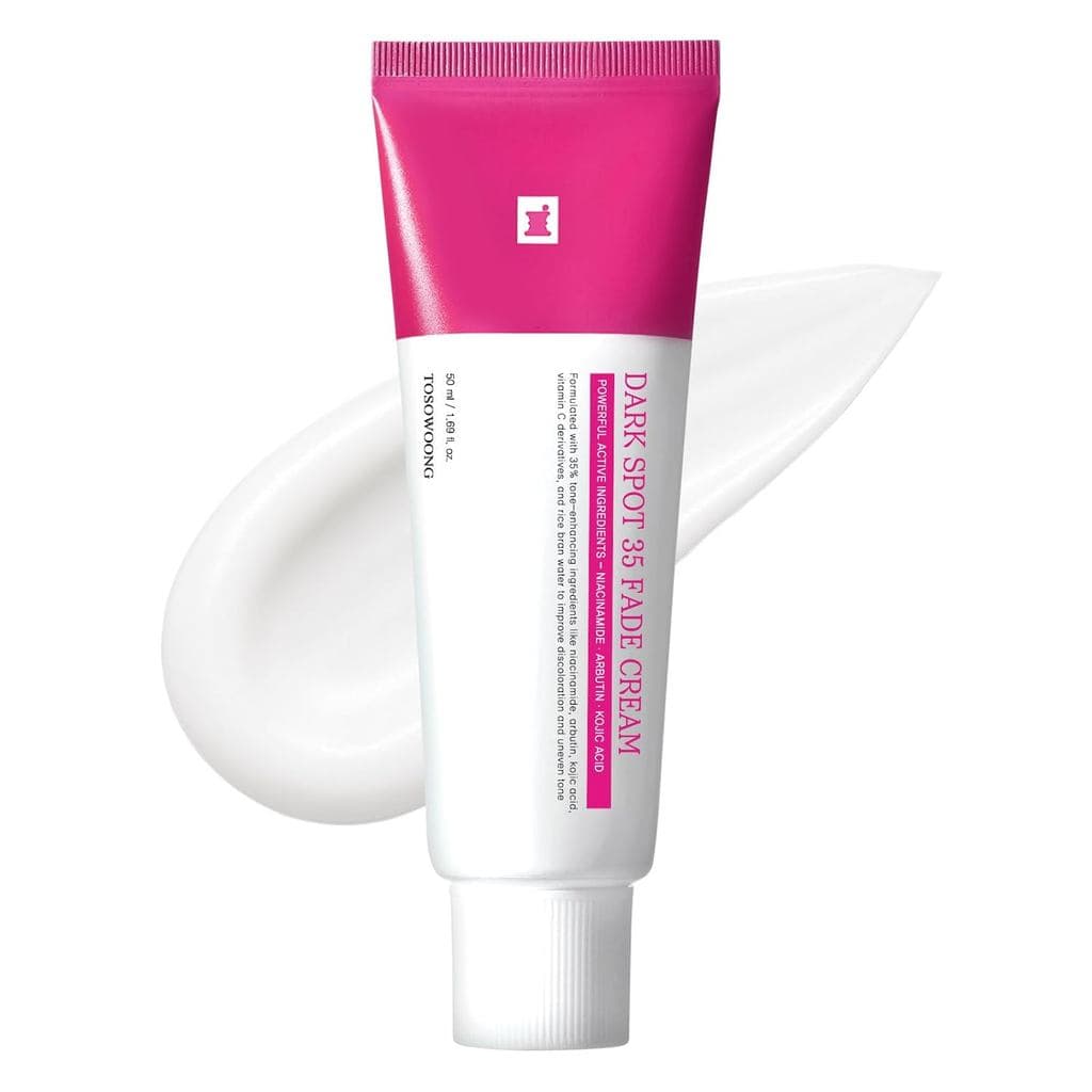 TOSOWOONG Dark Spot 35 Fade, removedor de manchas escuras com Arbutina, Ácido Kójico, Niacinamida, clareador para rosto