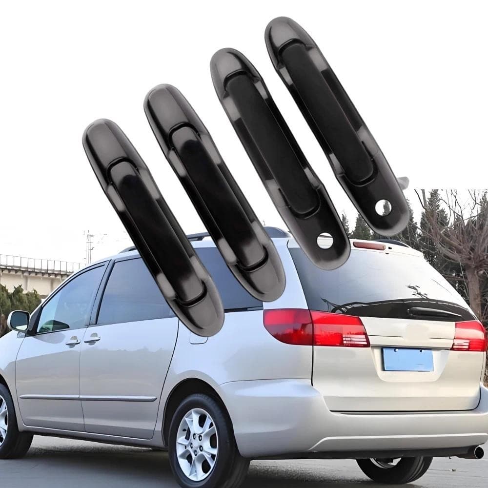 4 Pçs Maçaneta Da Porta Exterior Do Carro Frente Traseira Esquerda Direita Para Toyota Sienna 1998 1999 2000 2001 2002 2