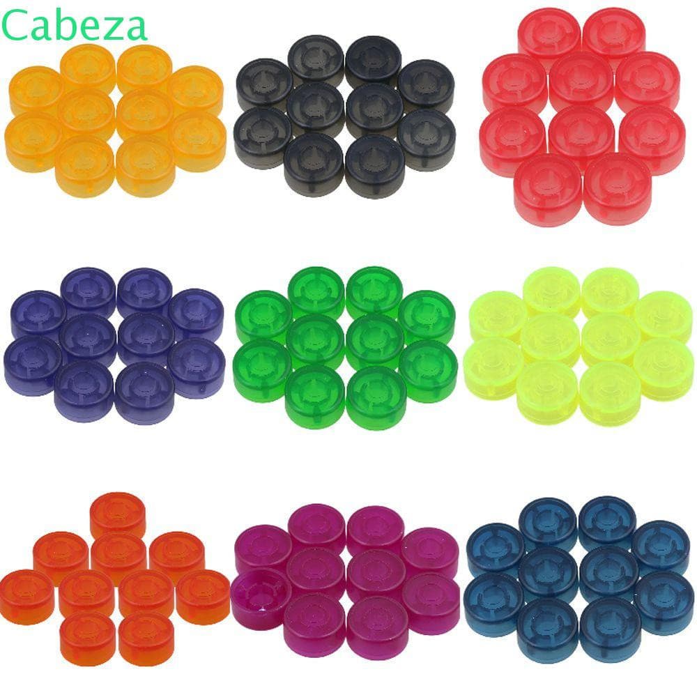 CABEZA1 Tampa Do Pedal Interruptor De Guitarra , Cor Doce , 10 Unidades/Pacote , Capa Protetor De
