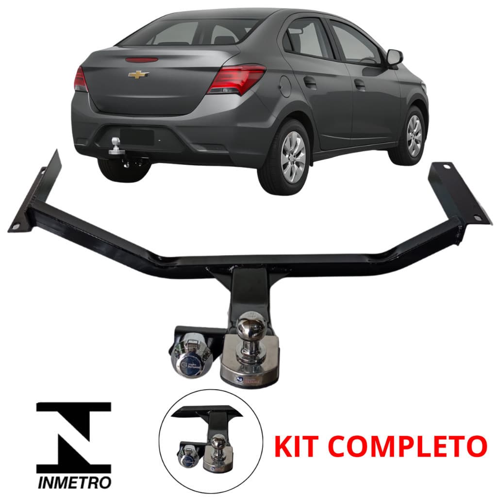 Engate Fixo Reforcel GM Prisma 2013 a 2019 Resistente 500kg  Inmetro