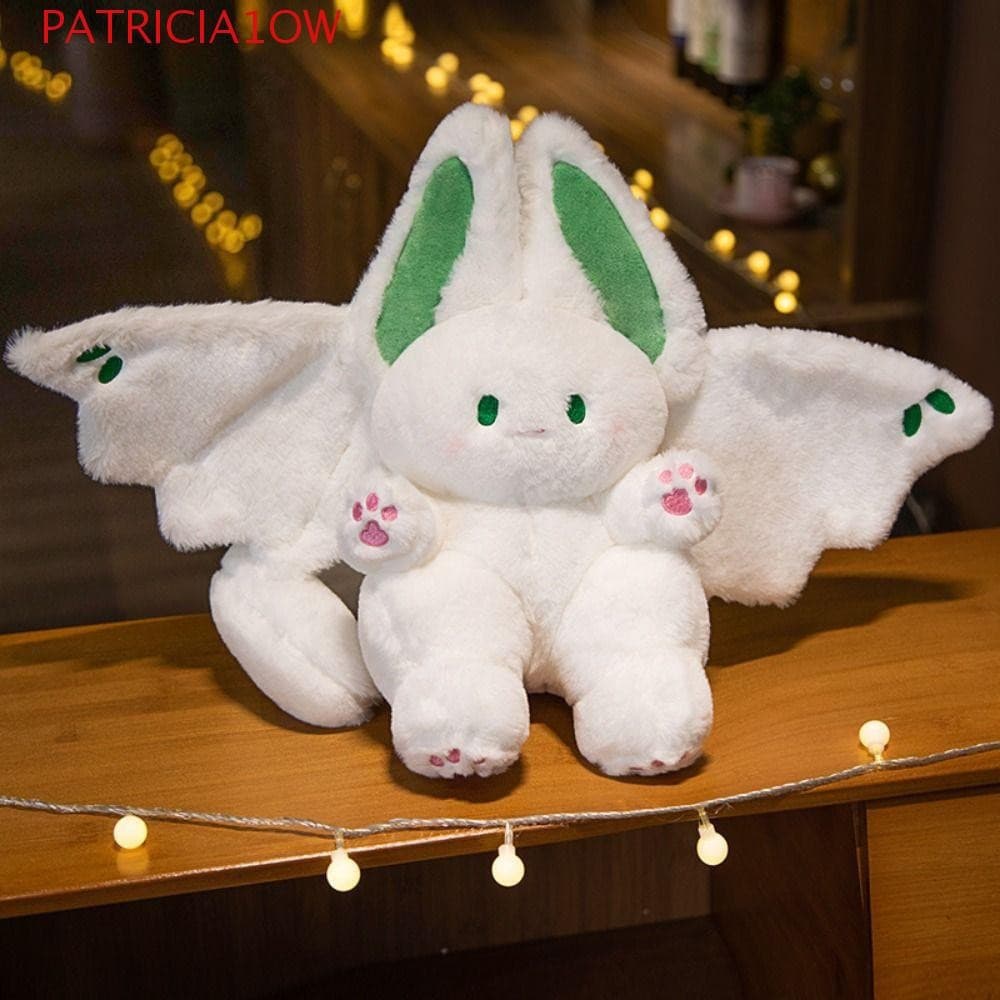 PATRICIA1OW Brinquedo De Pelúcia De Coelho De Morcego , Boneca Branco , Namoradas De Desenho Animado Voador