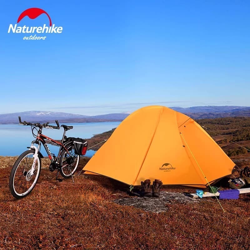 Norueguês único Ultra-leve 20D revestido de silicone náilon acampamento ao ar livre caminhadas ciclismo tenda montanhism