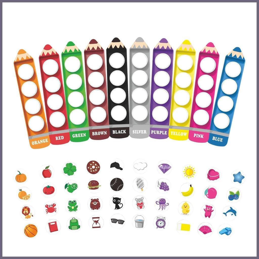 Conjunto De Classificação De Cores Magnéticas , 10 Peças , Atividades Educacionais , Para Geladeira , Quadro Branco Fith