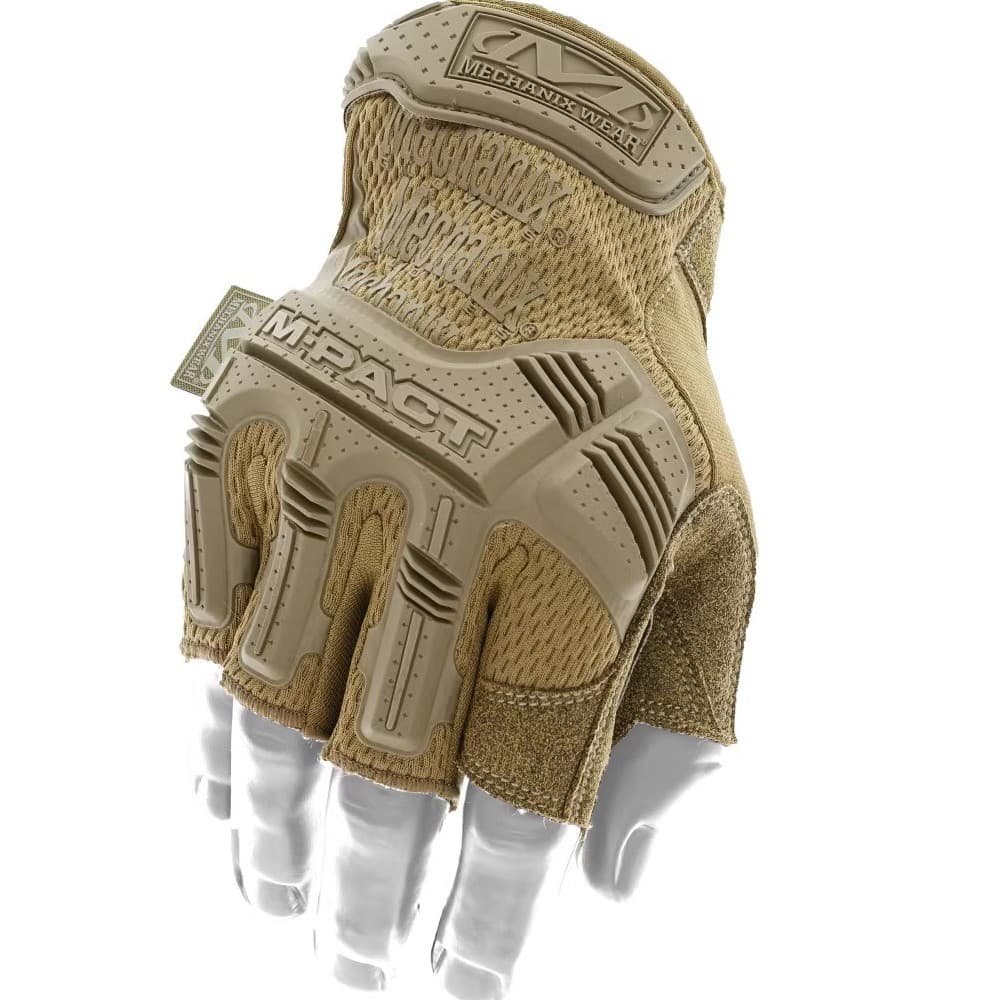 American Mechanix Super Técnico Mpacto ao ar livre antiderrapante resistente ao desgaste luvas táticas de meio dedo
