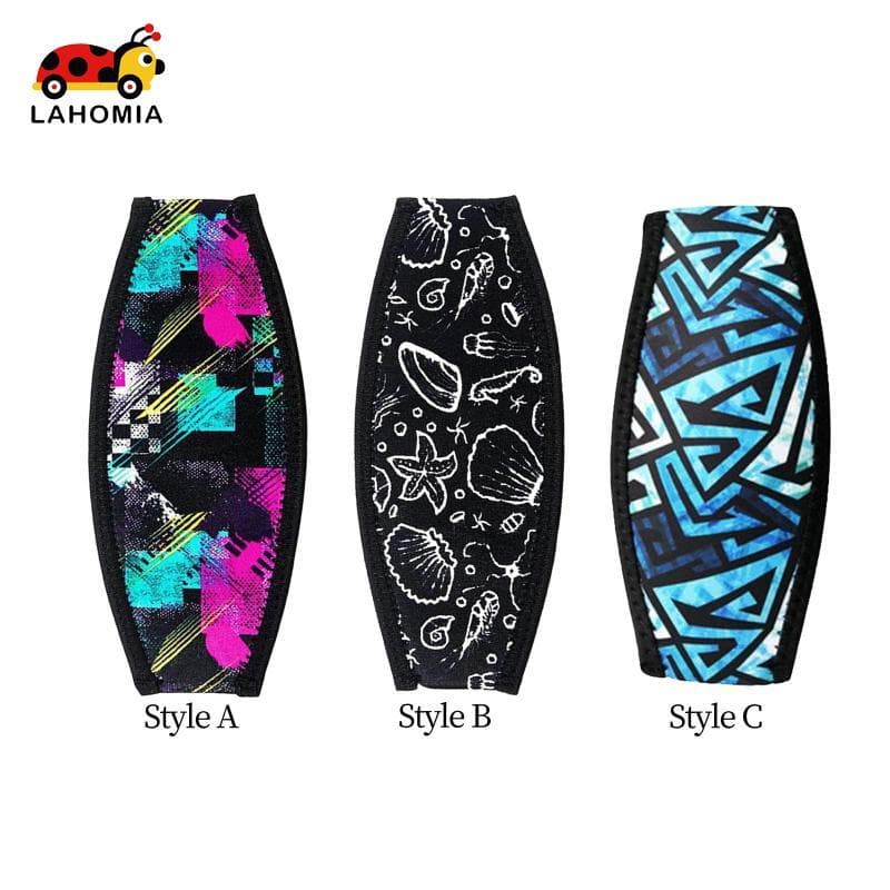 [LAHOMIA] Alça De Máscara De Mergulho E Snorkel Reutilizável Protetor De Cabelo Tamanho Do Envoltório 20 Cm X 9 Instalaç