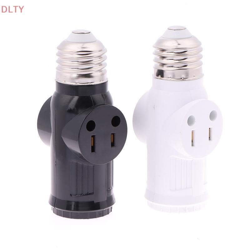 Plugue De Alimentação Branco Dos Eua Para E26 Adaptador De Lâmpada Base De Suporte Soet Interruptor De Corrente De Traçã