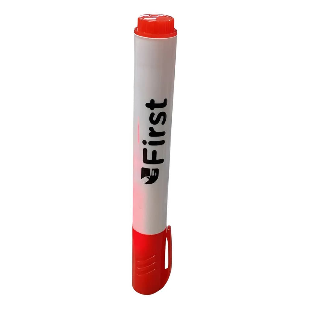 Kit Caneta Para Quadro Branco Vermelha Com 12 Unidades First Vermelho