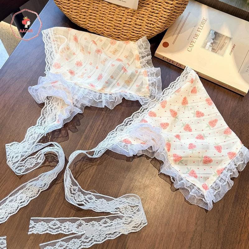 AACAR Triângulo Renda Guarnição Lenço Estilo Boho Multi-Uso Traje Cinto Verão Pastoral Envoltório De Cabelo Para Festa A